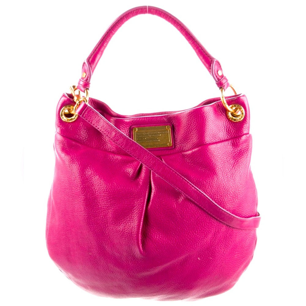 Marc by Marc Jacobs Leather Huge Q Hillier Hobo Two Way Bag